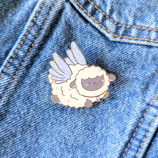 Fairy Sheep Enamel Pin