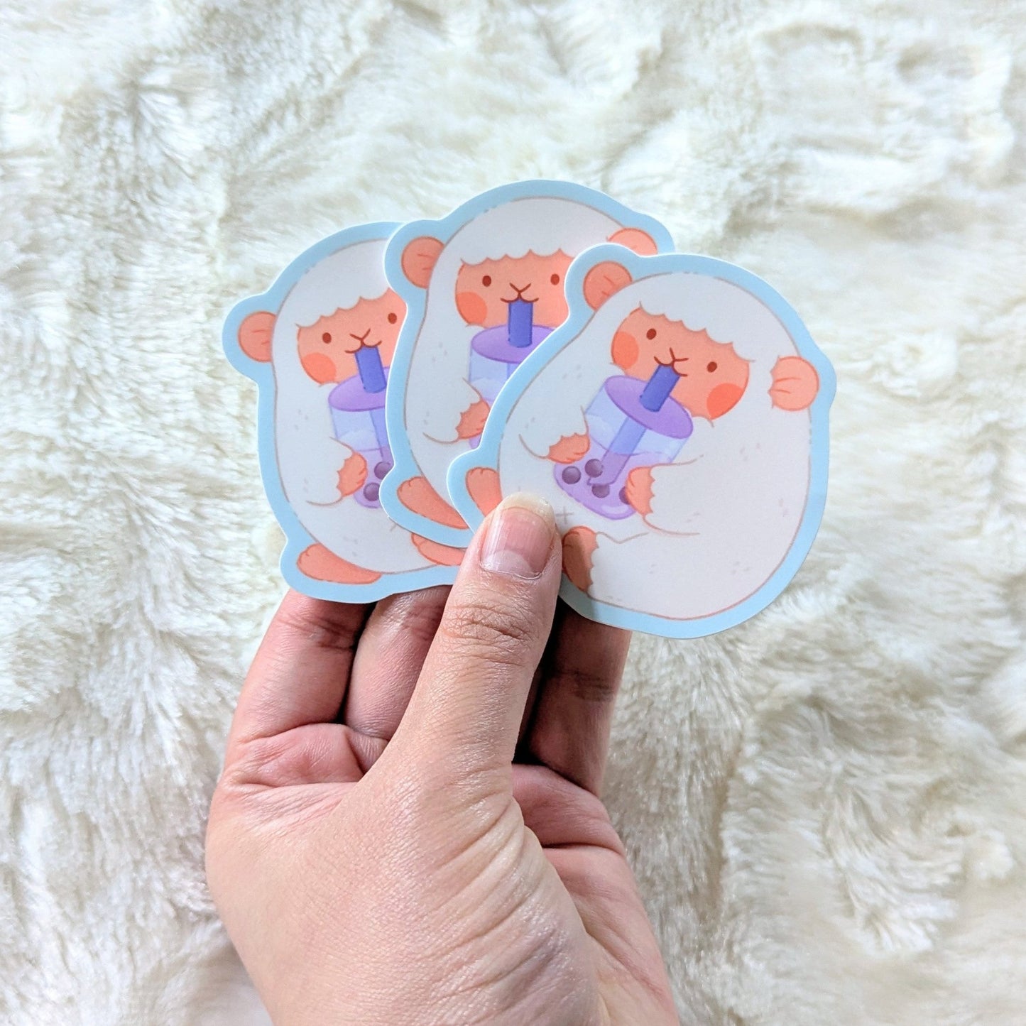 Bubbly Teas Waterproof Stickers