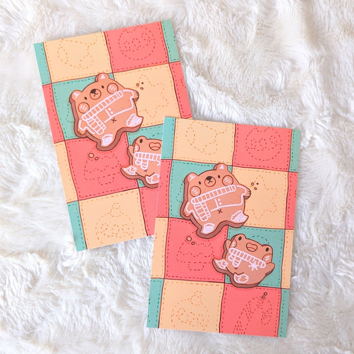 Cute Cookie Friends Postcard