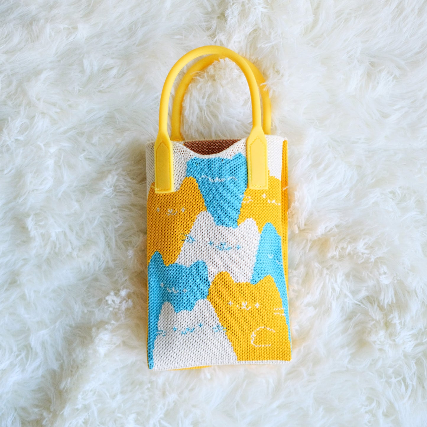 Cat Pile Knit Shoulder Bag