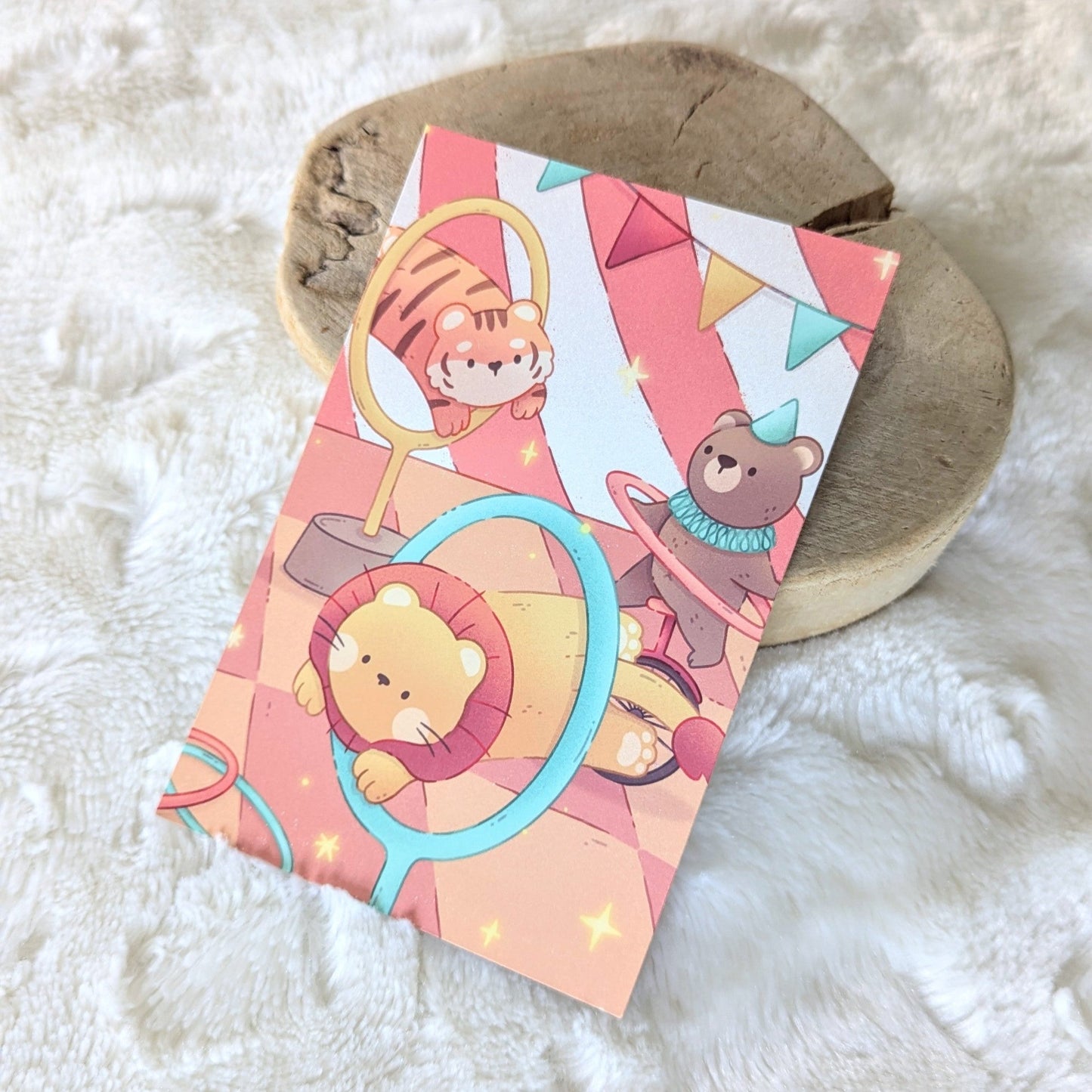Critter Circus Postcard
