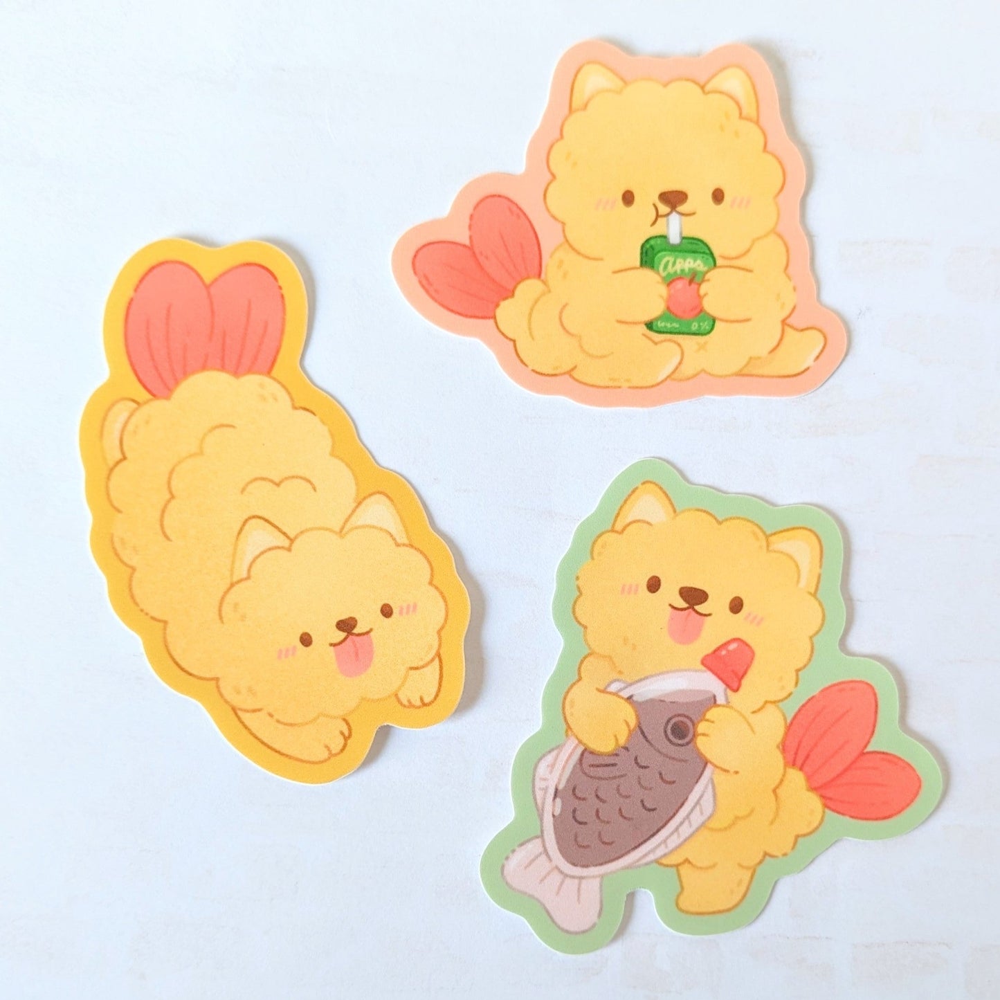Sweet Pupura Waterproof Stickers