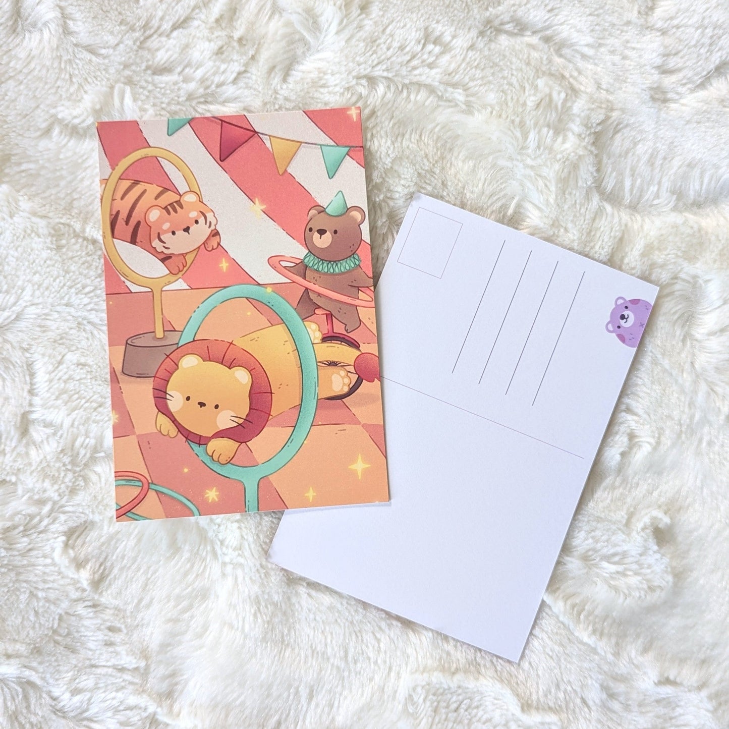 Critter Circus Postcard