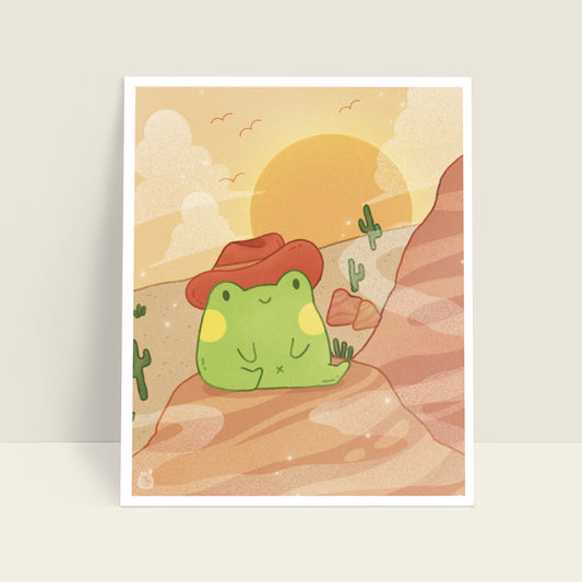 Yee-Frog! 8x10 Art Print