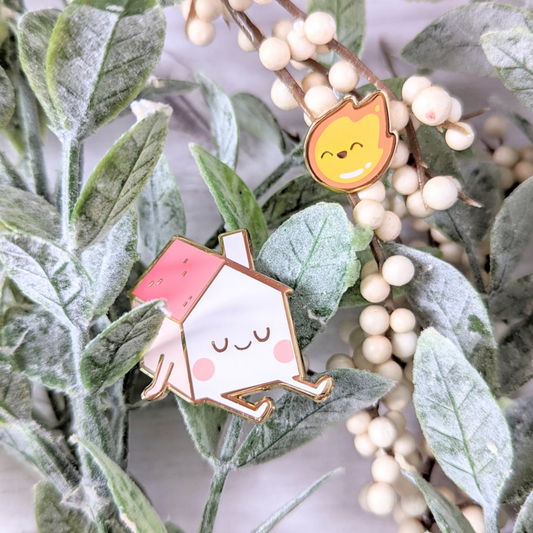 Tiny House Friends Enamel Pin Set