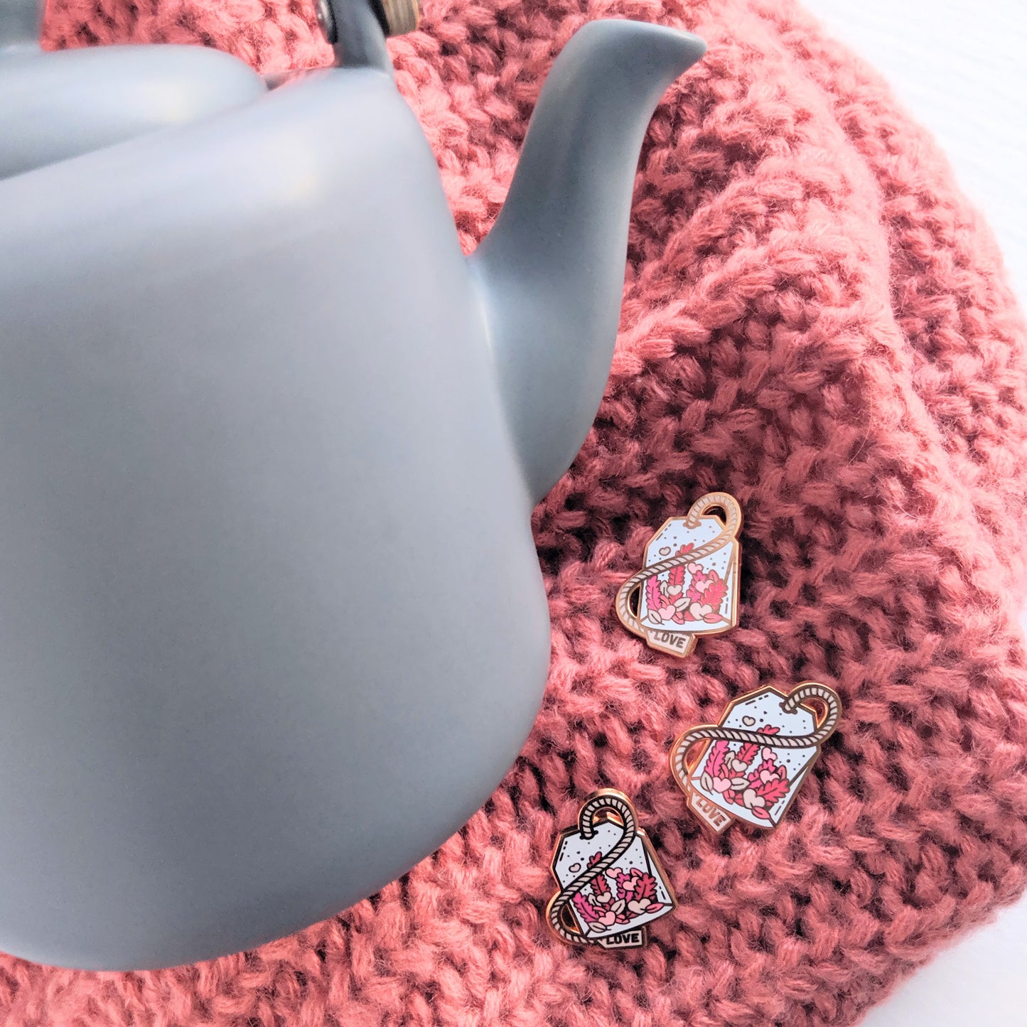 Love Brew—Love Potion Tea Enamel Pin