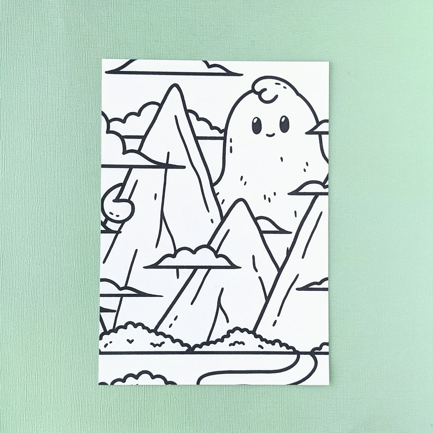 Giant Amongst Giants Colouring Page