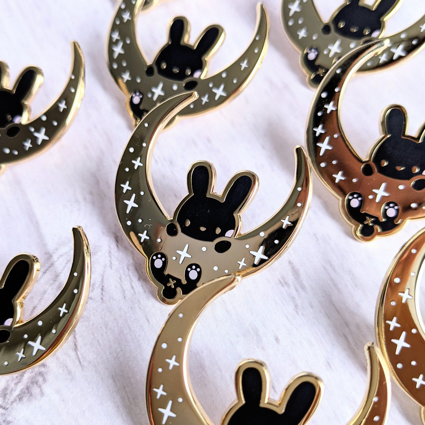 Moon Rabbit—In Loving Memory—Charity Enamel Pin