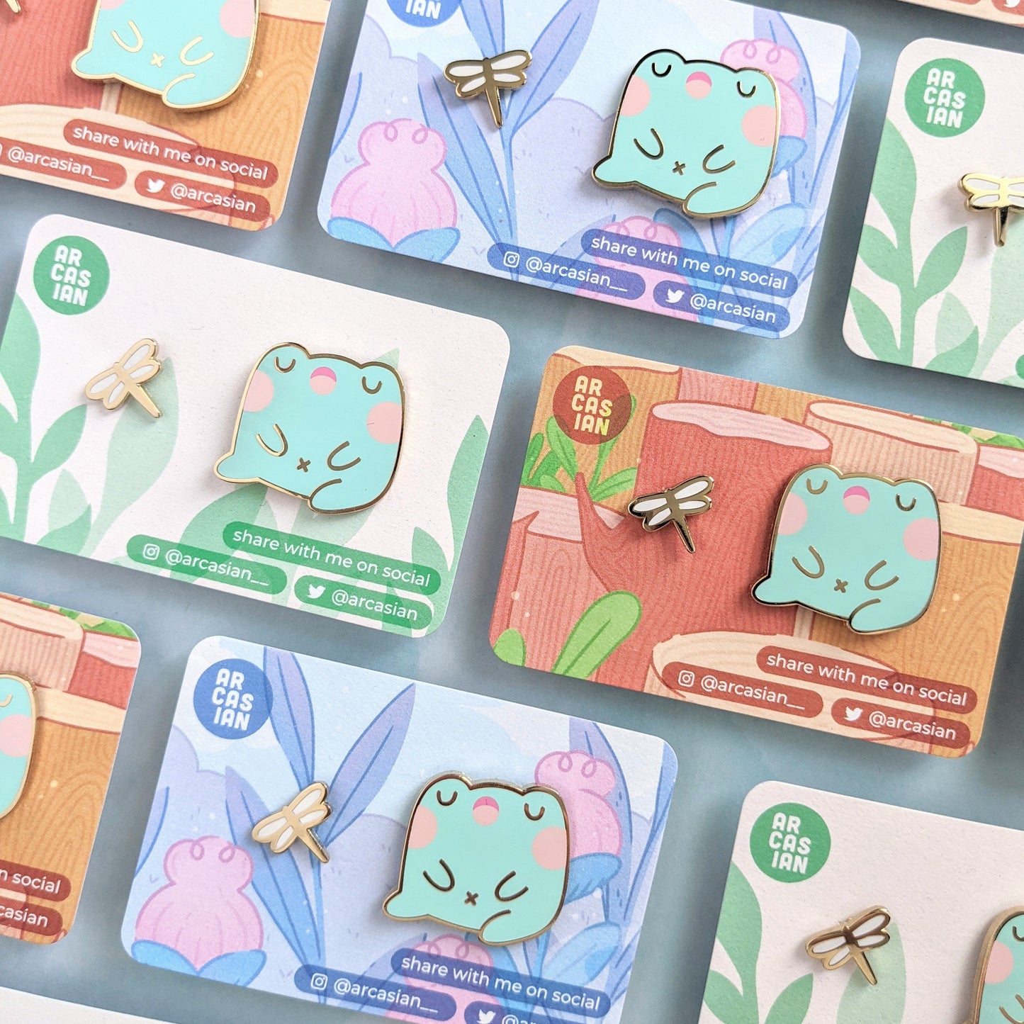 River Friends Enamel Pin Set