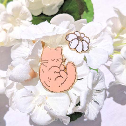 Sleepy Chocat Enamel Pin Set