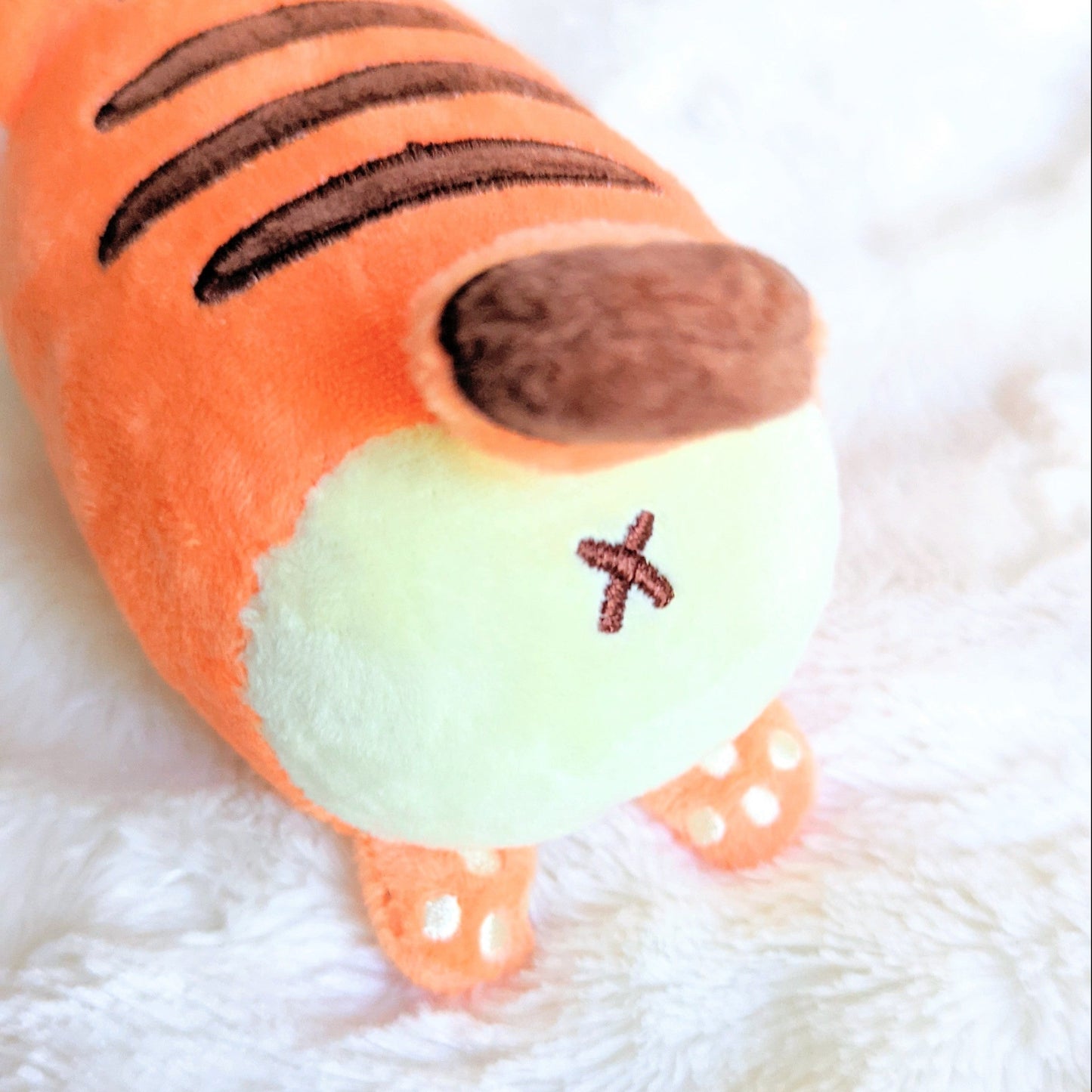 Angy Tiger Boi Keychain Plush