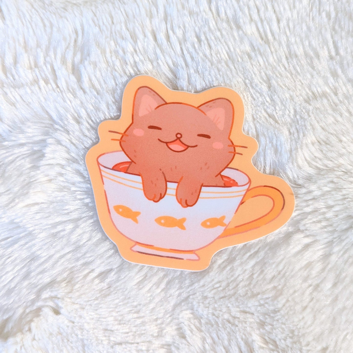 Kit-tea Waterproof Stickers