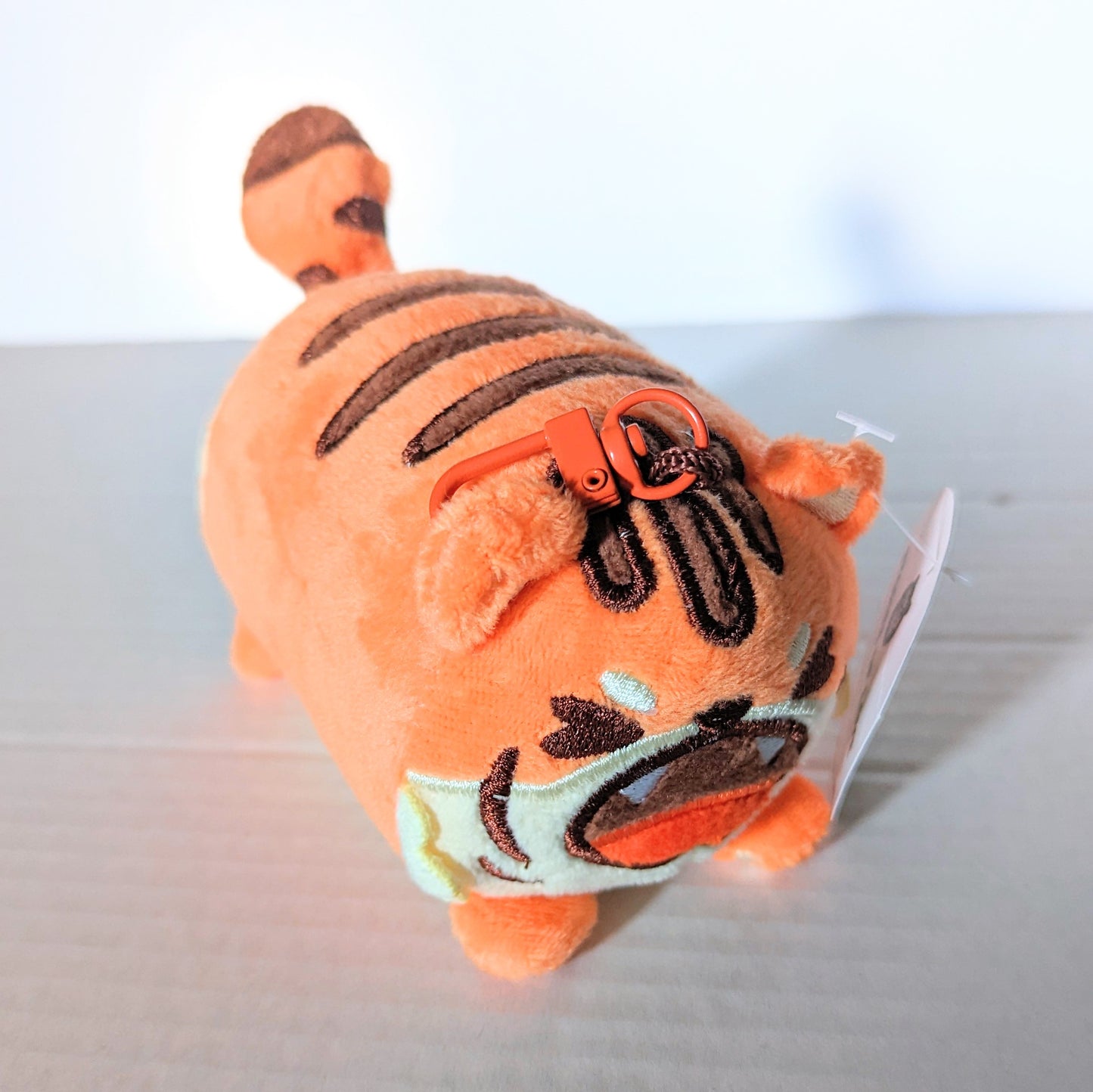 Angy Tiger Boi Keychain Plush