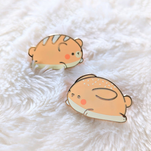 Fresh Buns Enamel Pins