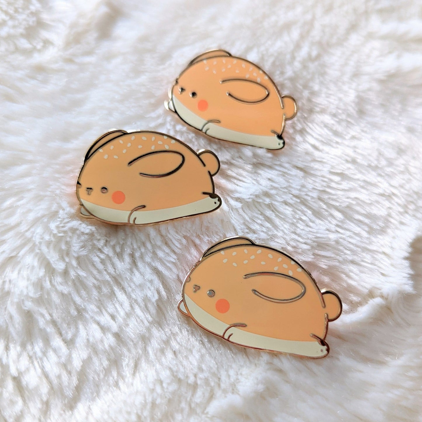 Fresh Buns Enamel Pins