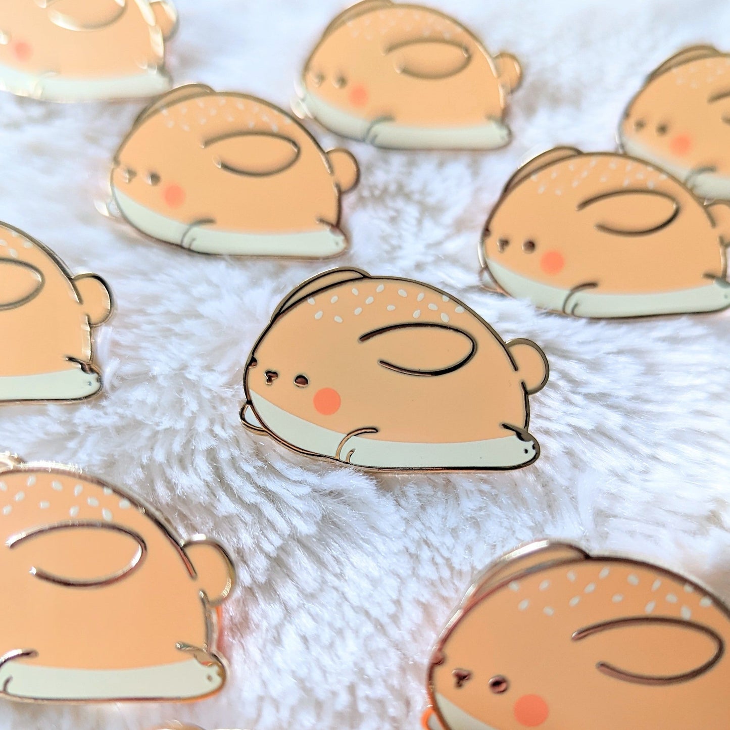 Fresh Buns Enamel Pins