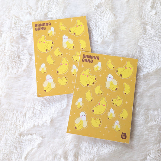 Banana Gang Weatherproof Sticker Sheet