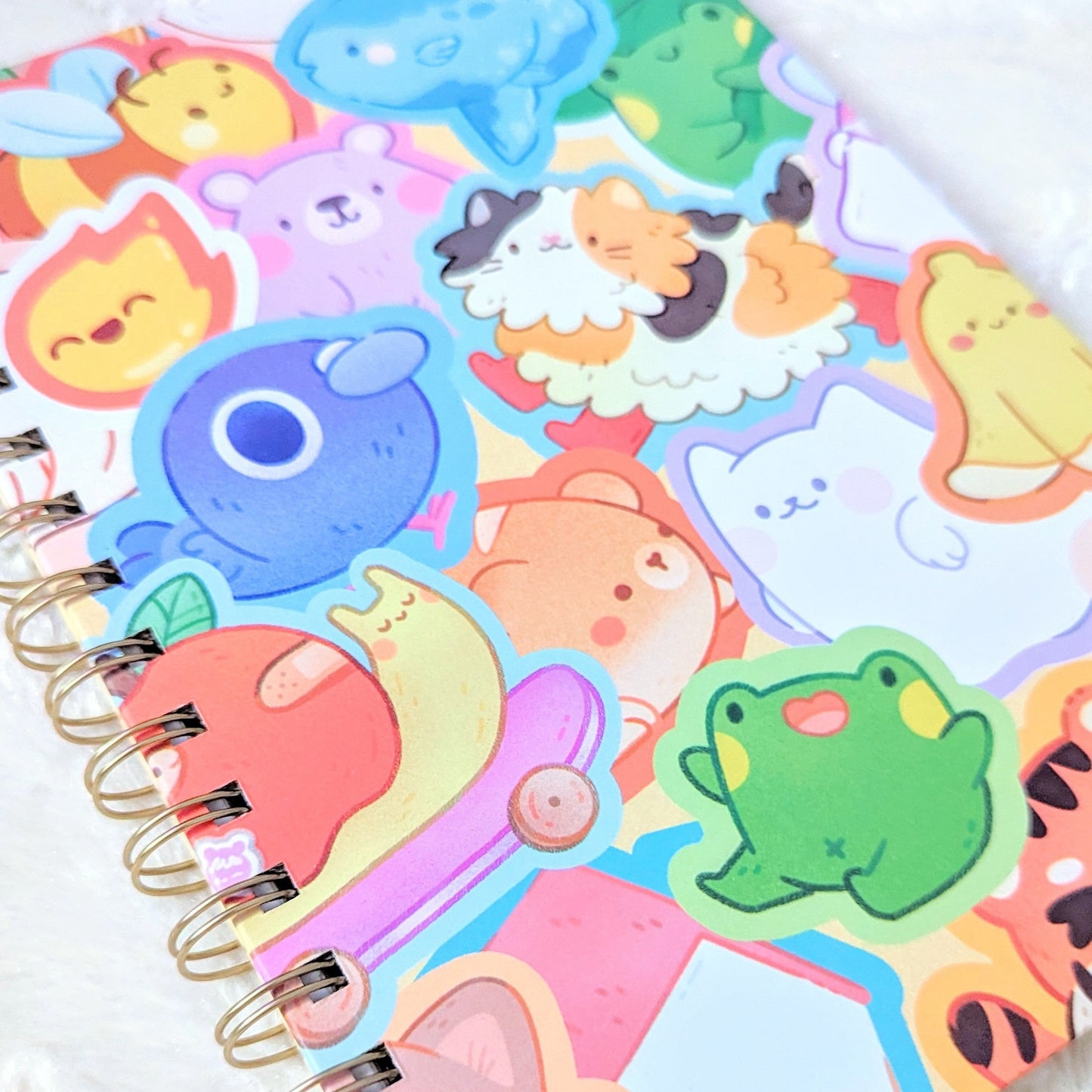 Character Collage Hardcover Sticker Book