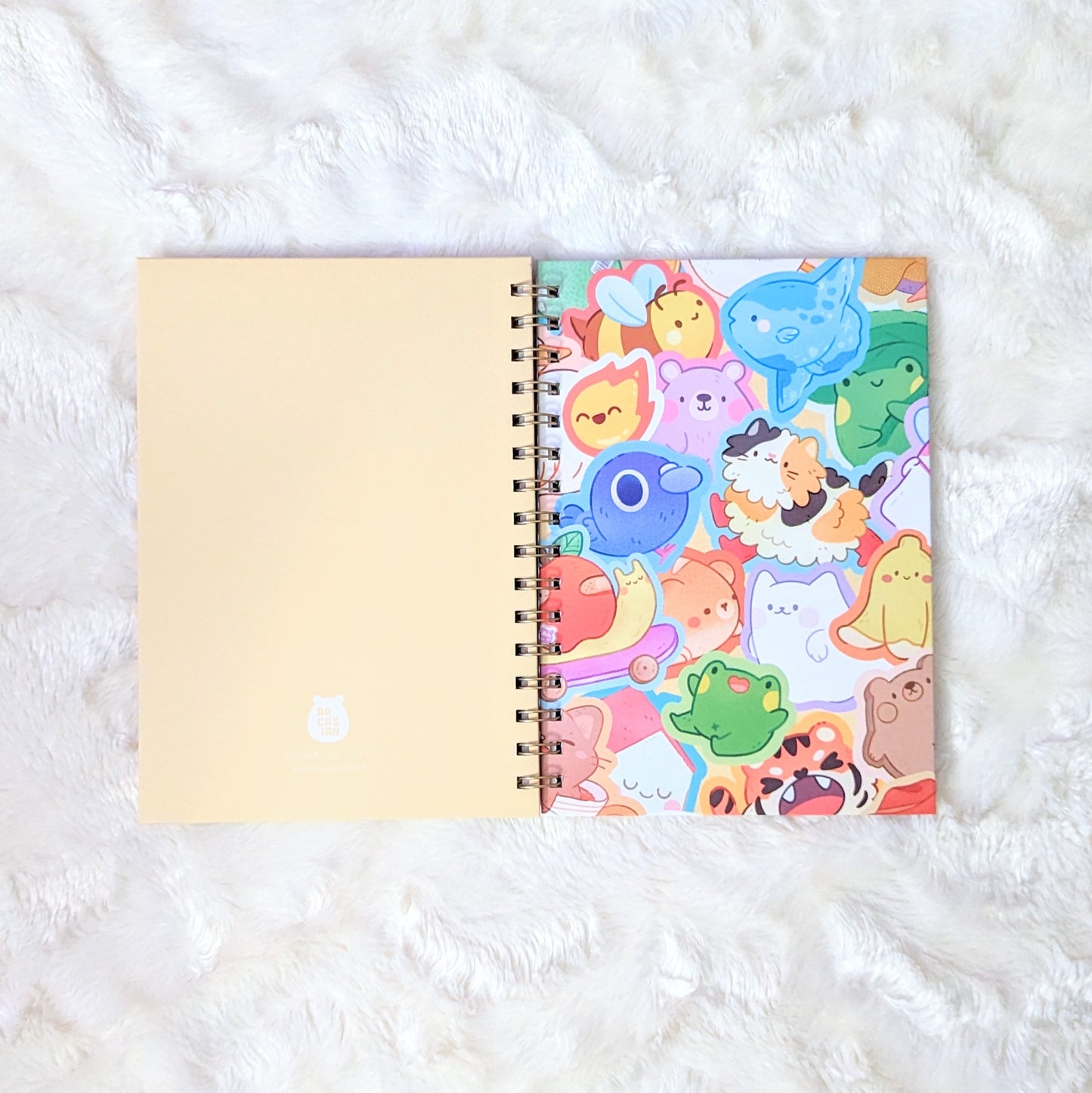 Character Collage Hardcover Sticker Book