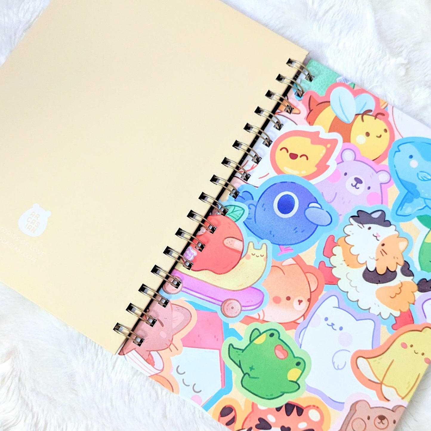 Character Collage Hardcover Sticker Book