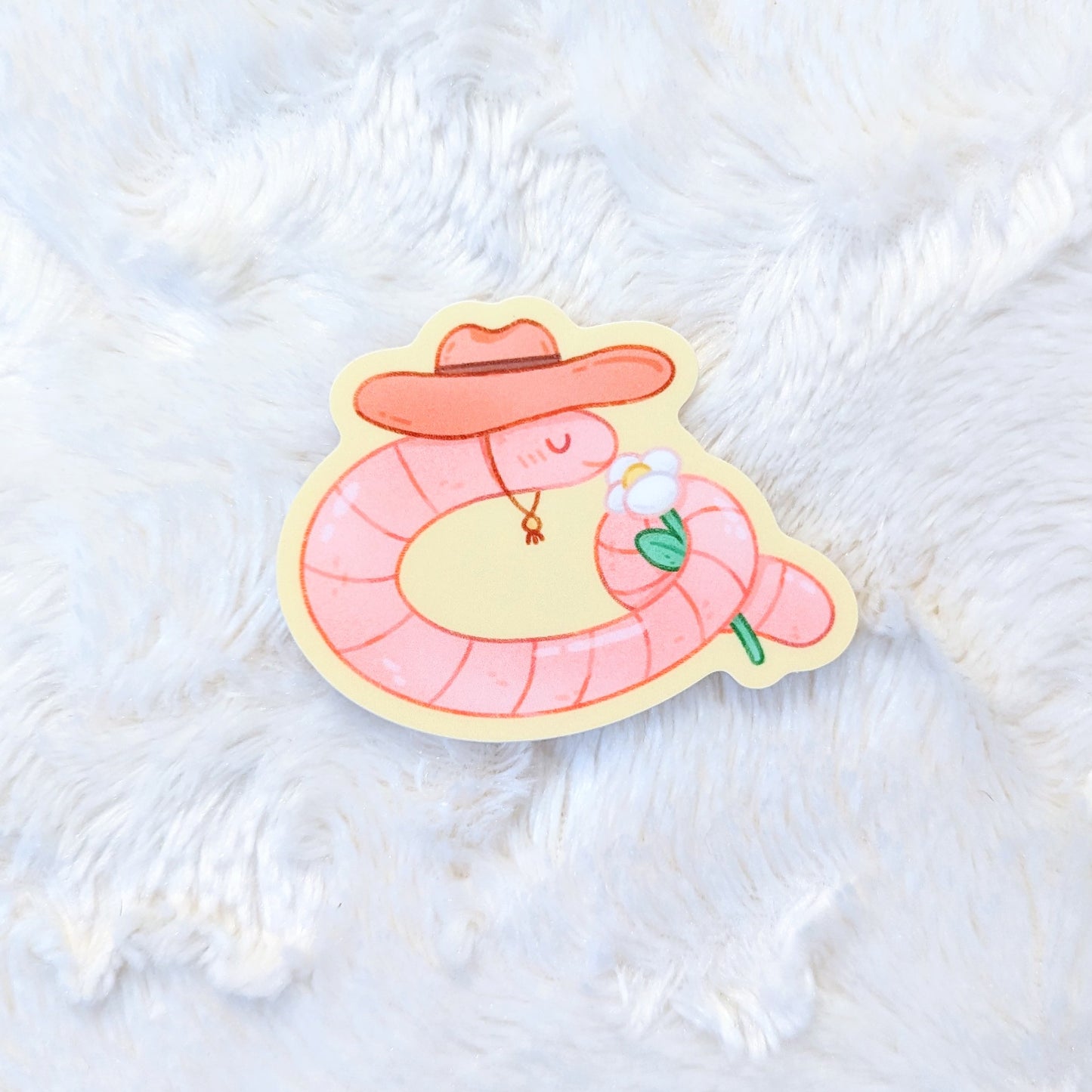 Sweet Worms Waterproof Stickers