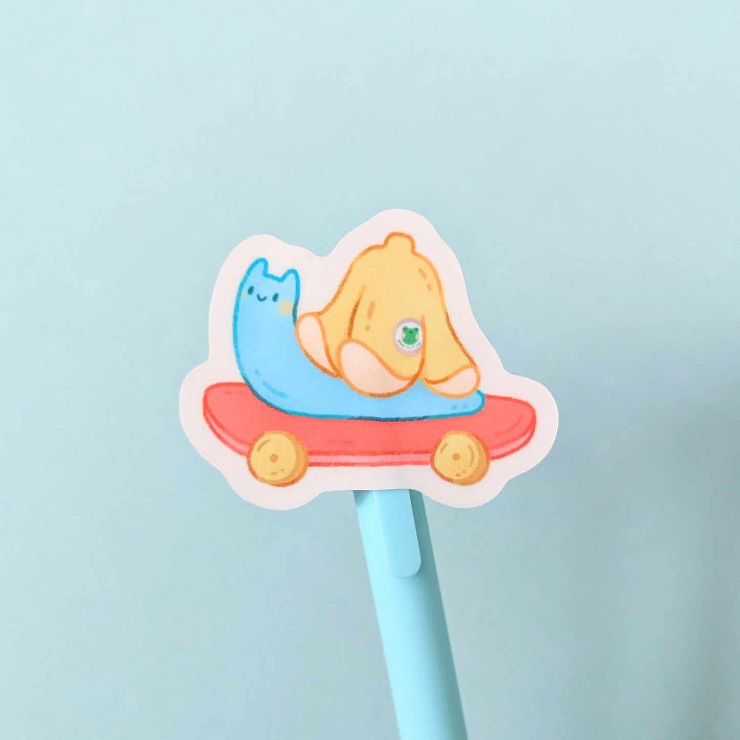 Fruit Snail Racers Waterproof Sticker Sheet