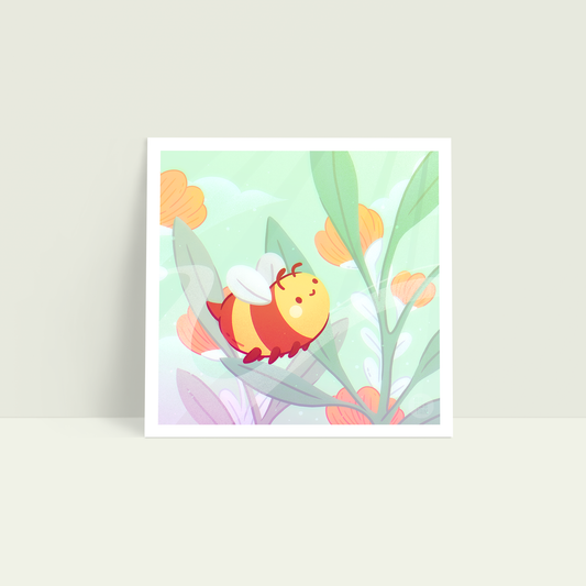 Bee-autiful Art Print