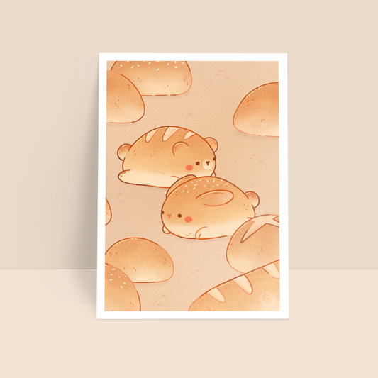 Fresh Buns 6x8 Art Print