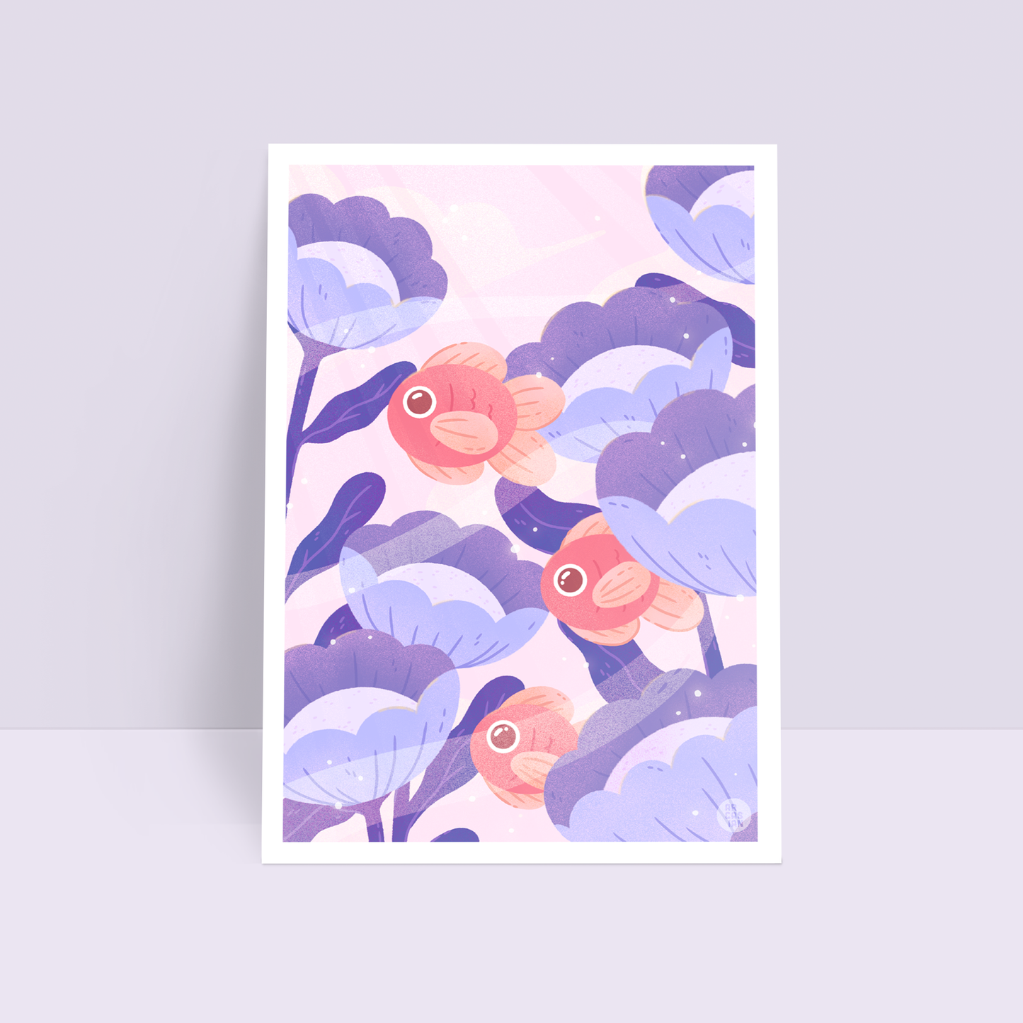 Familiar Shapes 6x8 Art Print