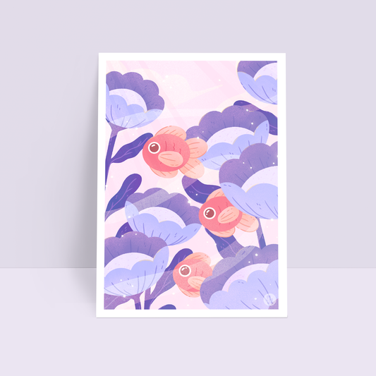 Familiar Shapes 6x8 Art Print