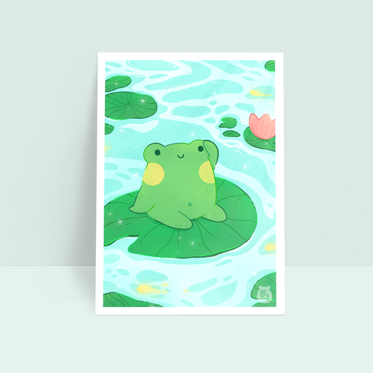 Frog of the Lake 6x8 Art Print