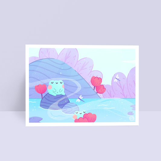 Frog Song 6x8 Art Print