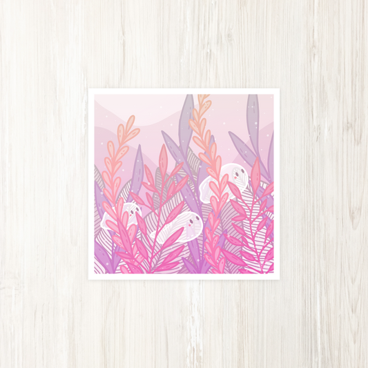 Garden Ghosts Art Print