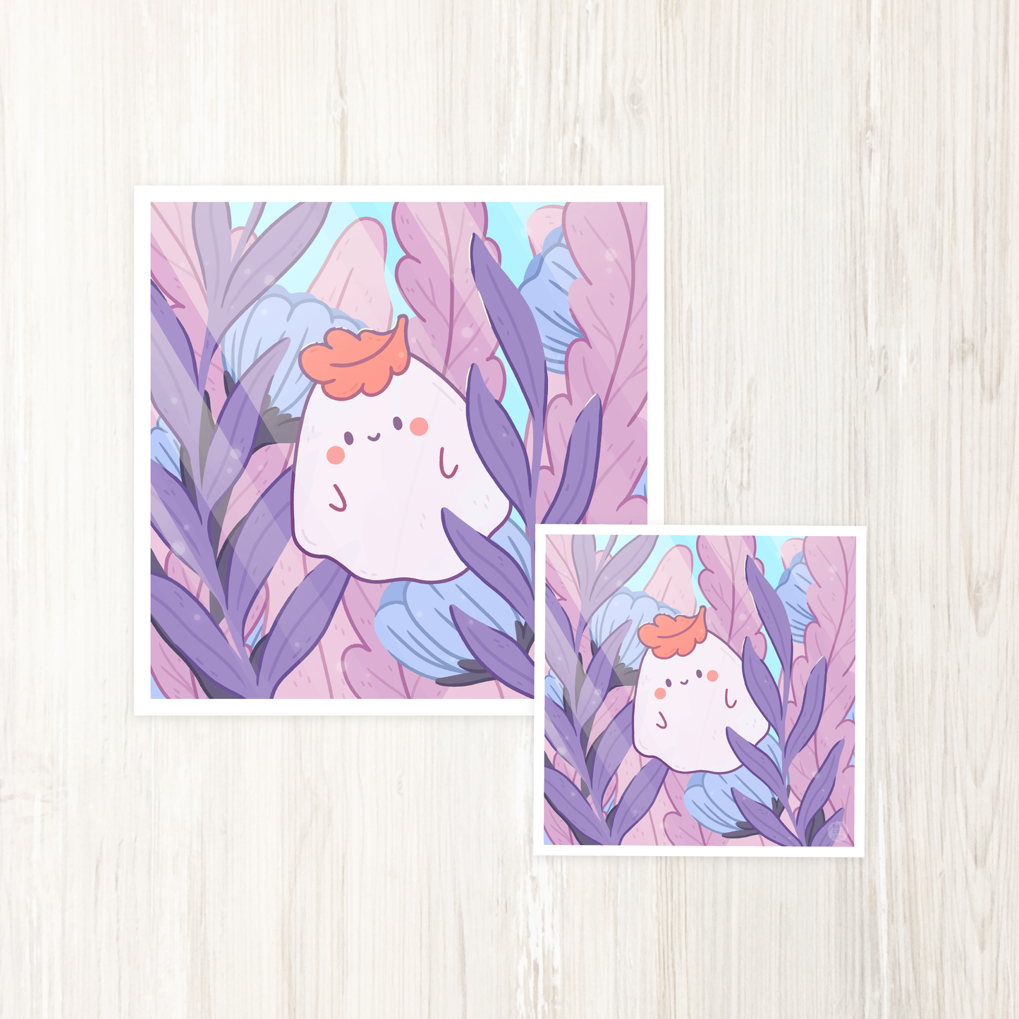 Albio the Forest Ghost Art Print