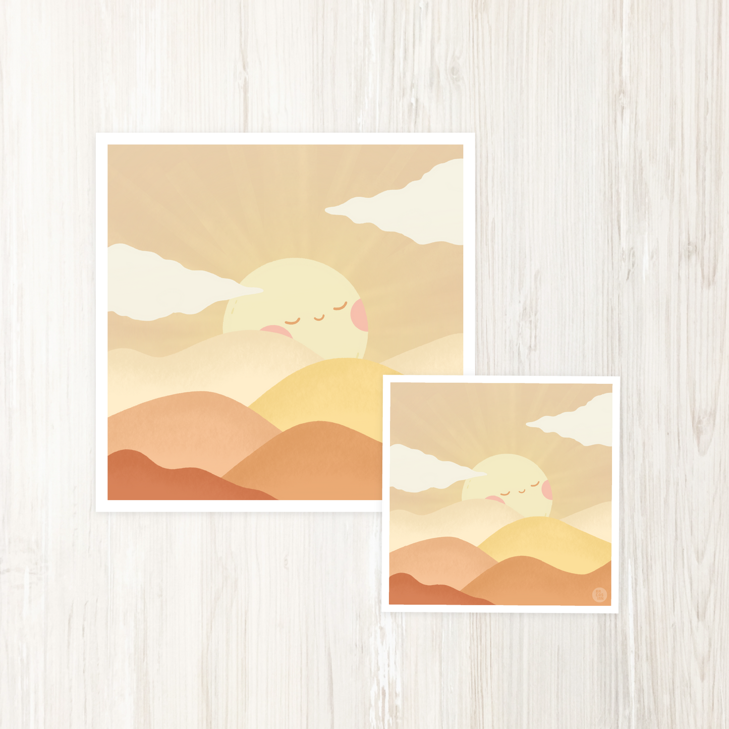 Rolling Sun Art Print