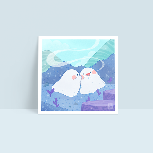 Whispering Ghosts Art Print