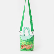 Load image into Gallery viewer, Frogs in Love Crossbody Bucket Bag
