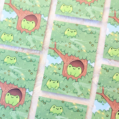 Tree Frogs Postcard