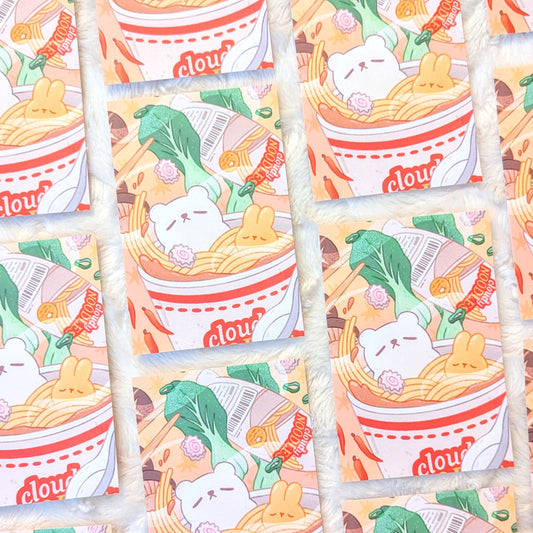 Cloudy Noodles Postcard