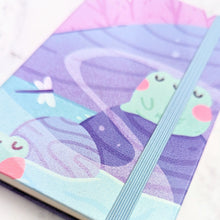 Load image into Gallery viewer, River Frogs A6 Mini Notebook (Blank)
