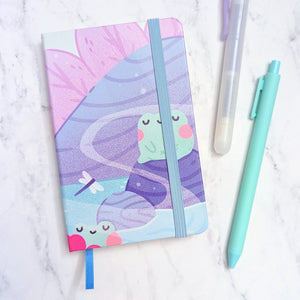 River Frogs A6 Mini Notebook (Blank)