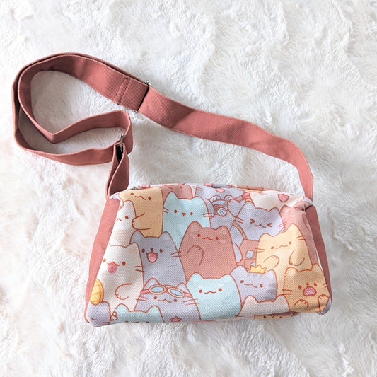 Cat Pile Crossbody Bag