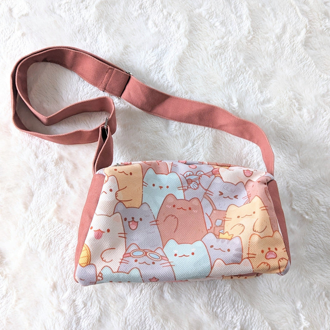 Cat Pile Crossbody Bag