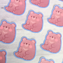 Load image into Gallery viewer, Sitting Bear Waterproof Stickers

