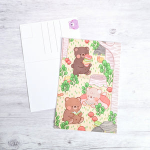 Bears 'n' Books Postcard