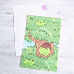 Tree Frogs Postcard