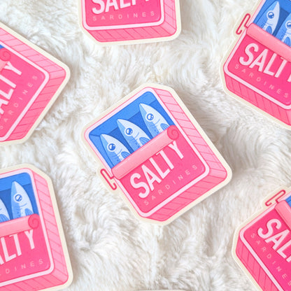 Salty Sardines Waterproof Stickers