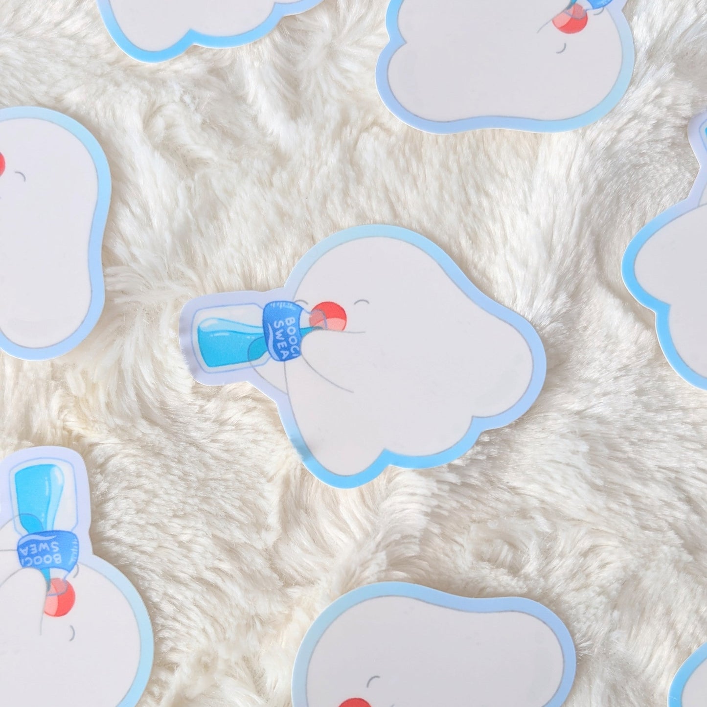 Hydrate Ghost Waterproof Stickers