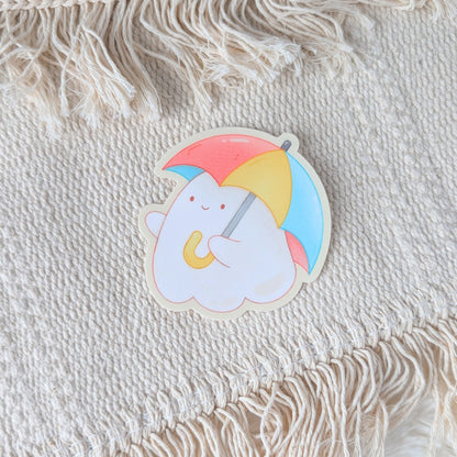 Umbrella Ghost Waterproof Stickers