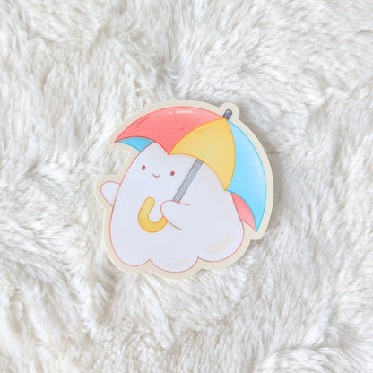 Umbrella Ghost Waterproof Stickers